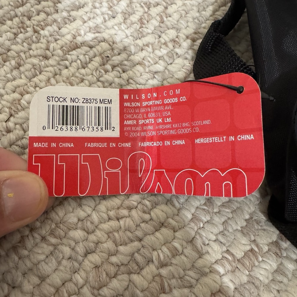 Wilson Tennis Shoe Bag U.S. Open FireBall Logo USTA Blue - NWT - Picture 4 of 7